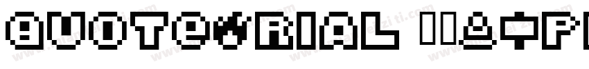 quot;Arial 常规(OpenType TrueType)(Versio字体转换